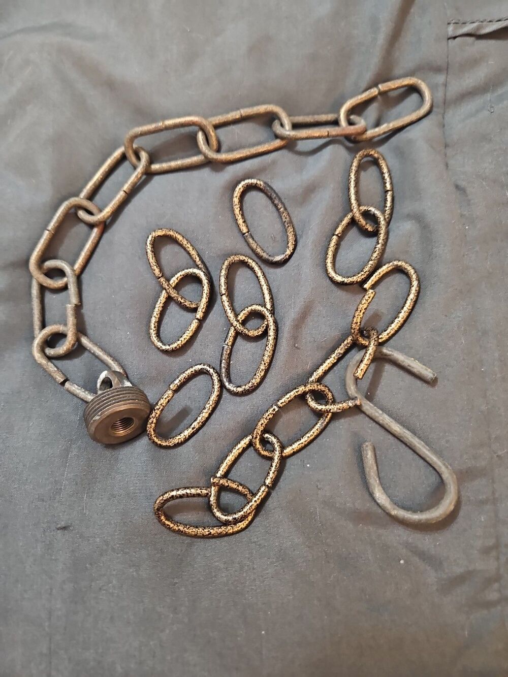 Vintage Look Chain Link for Lamps, Projects -  21 Links + Hardware, 2 Styles